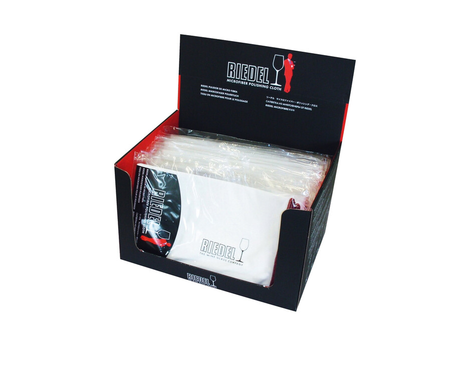 chiffon de polissage en microfibre riedel