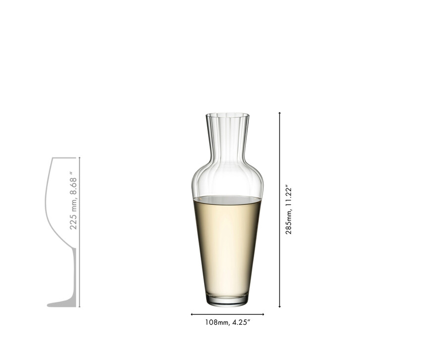 carafe riedel mosel fabriquée à la machine