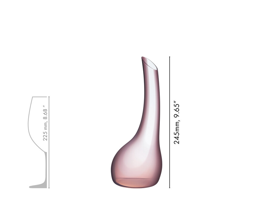riedel carafe cornetto confetti - rose