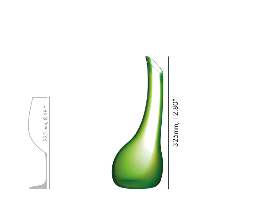 riedel carafe cornetto confetti - vert