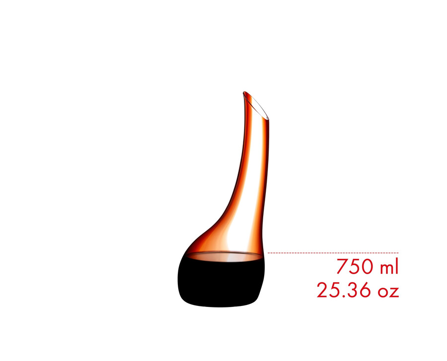 riedel carafe à confettis cornetto - rouge