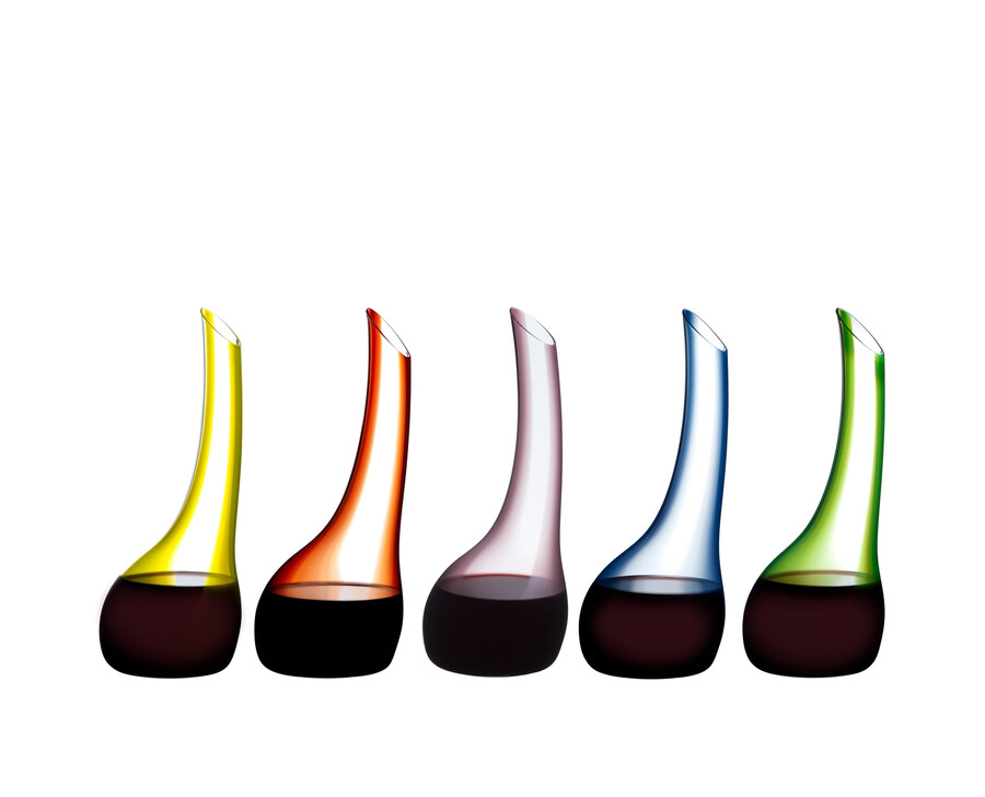 riedel carafe à confettis cornetto - rouge