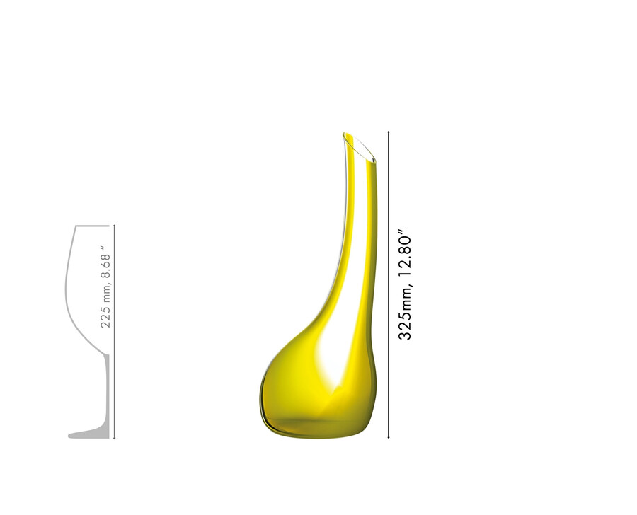 riedel carafe cornetto confetti - jaune