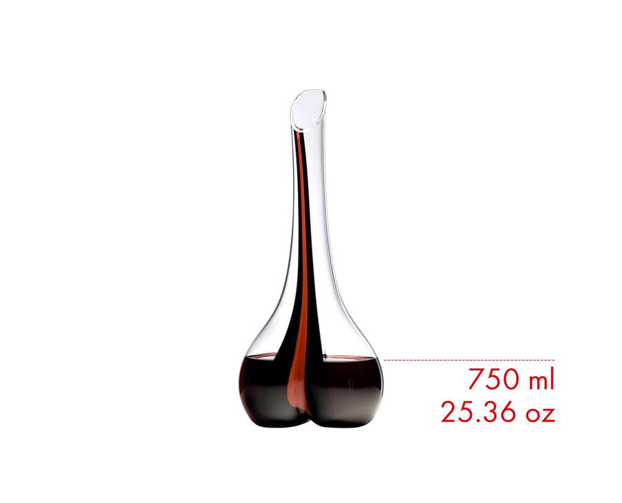 carafe riedel black tie smile - rouge