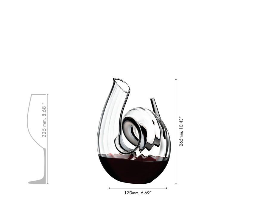 riedel bouclé fatto a mano carafe