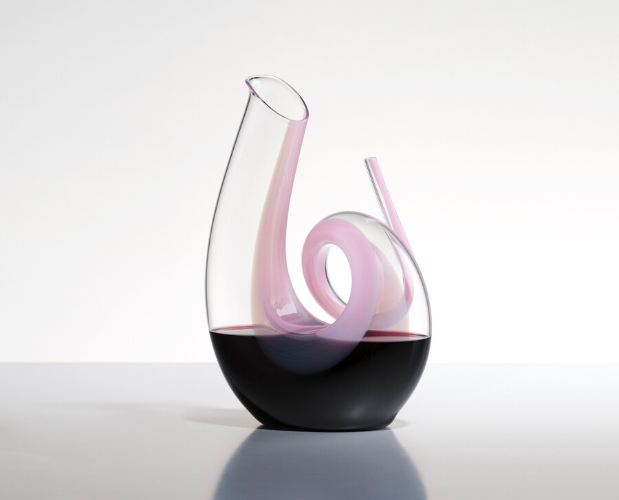 carafe riedel curly - rose