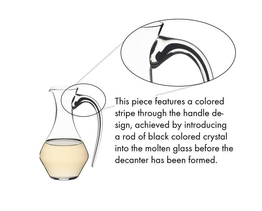 riedel carafe à décanter fatto a mano cabernet - noir