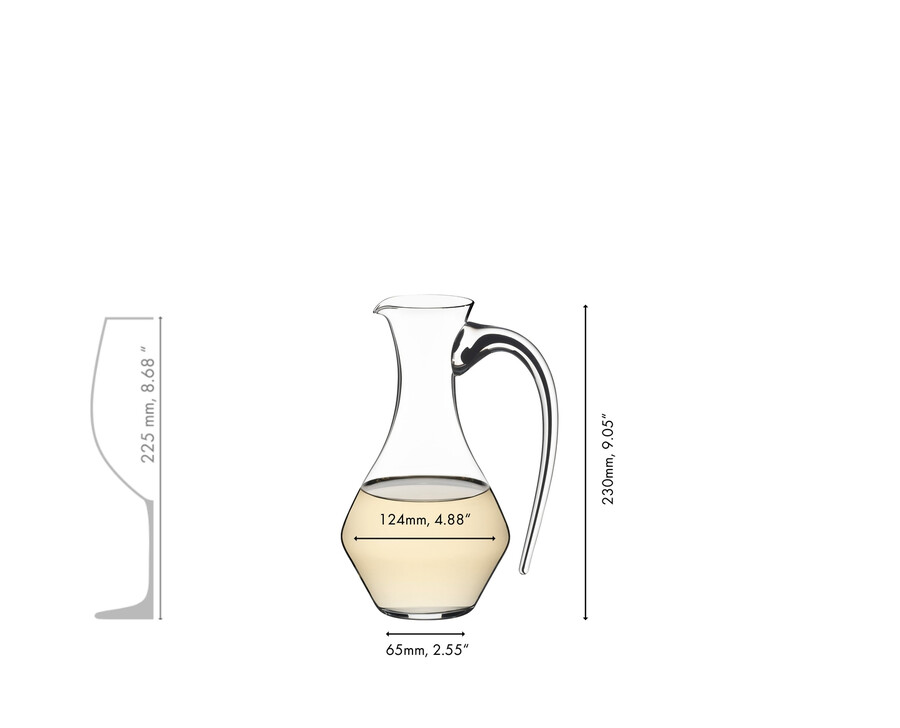 riedel carafe à décanter fatto a mano cabernet - noir