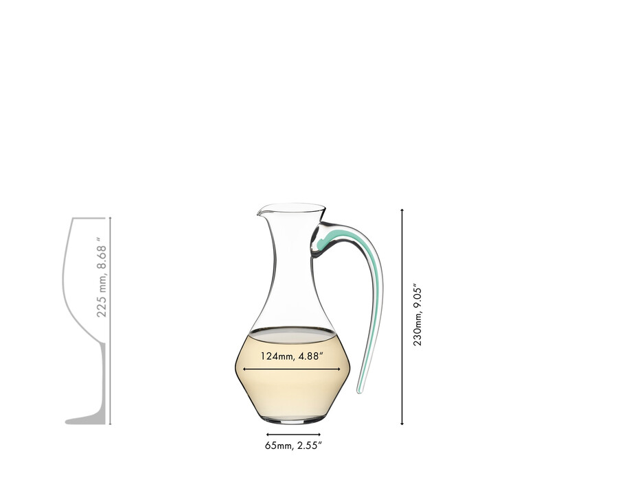 carafe riedel fatto a mano cabernet - menthe