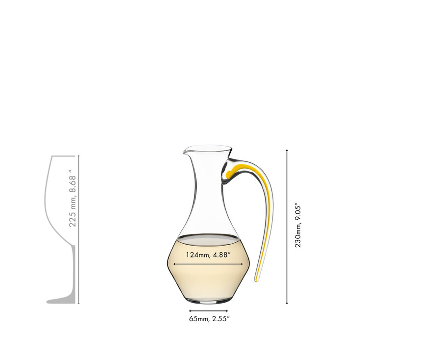 carafe riedel fatto a mano cabernet - jaune
