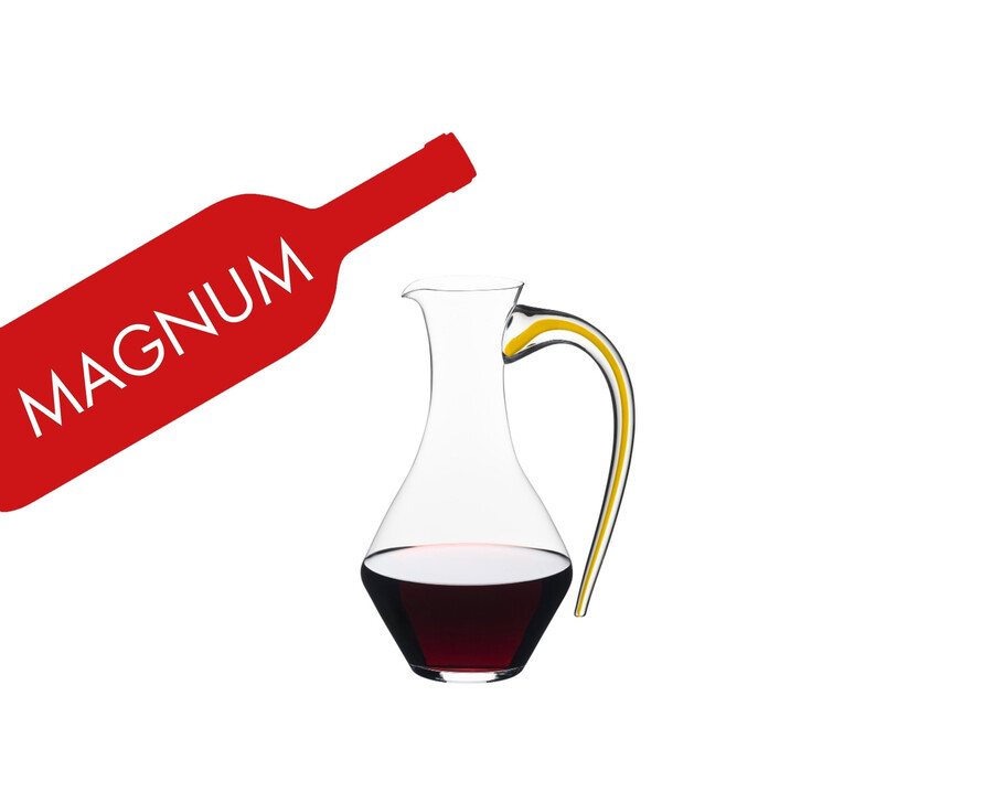 carafe riedel fatto a mano cabernet magnum - jaune