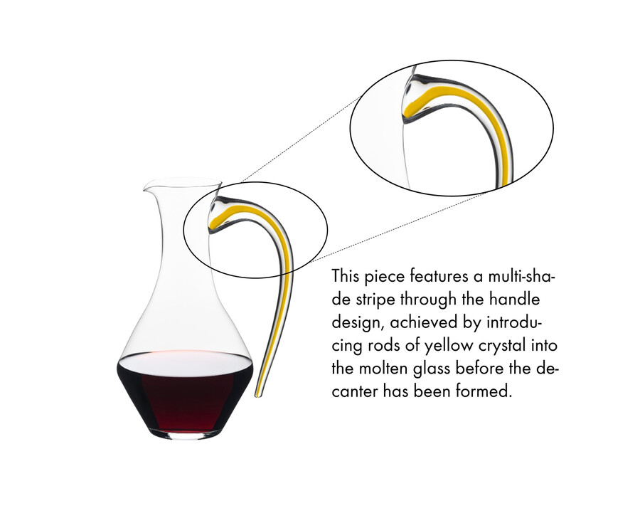 carafe riedel fatto a mano cabernet magnum - jaune