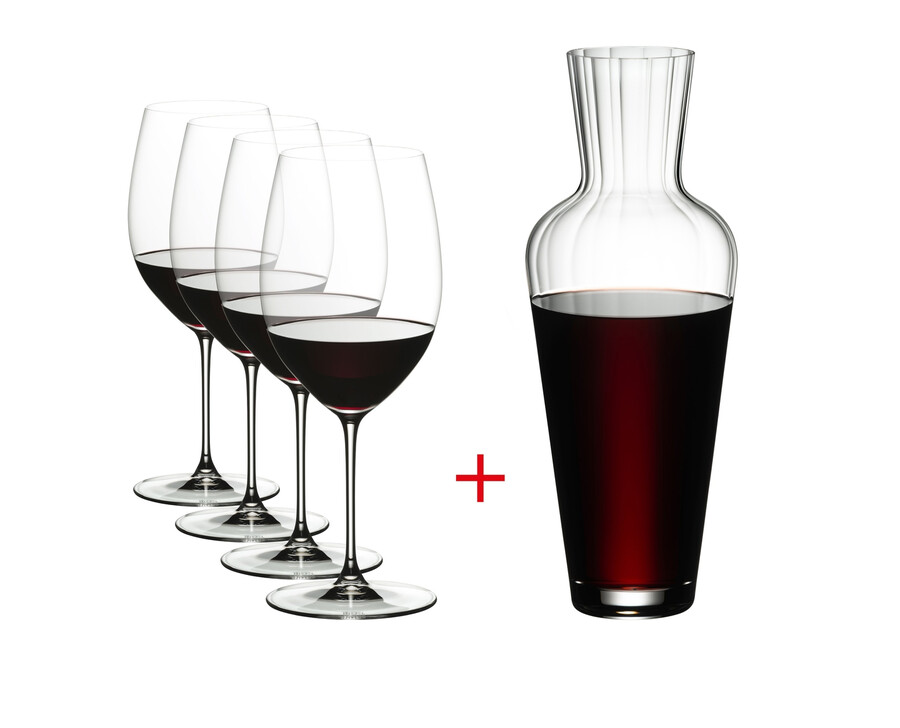 riedel veritas cabernetmerlot carafe moselle