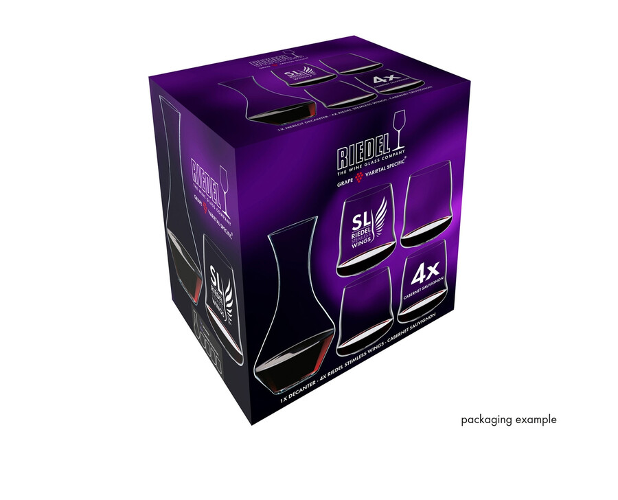 sl riedel ailes sans pied cabernetmerlot carafe