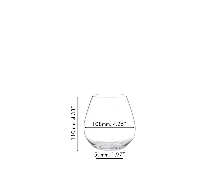 riedel the o wine tumbler pinotnebbiolo