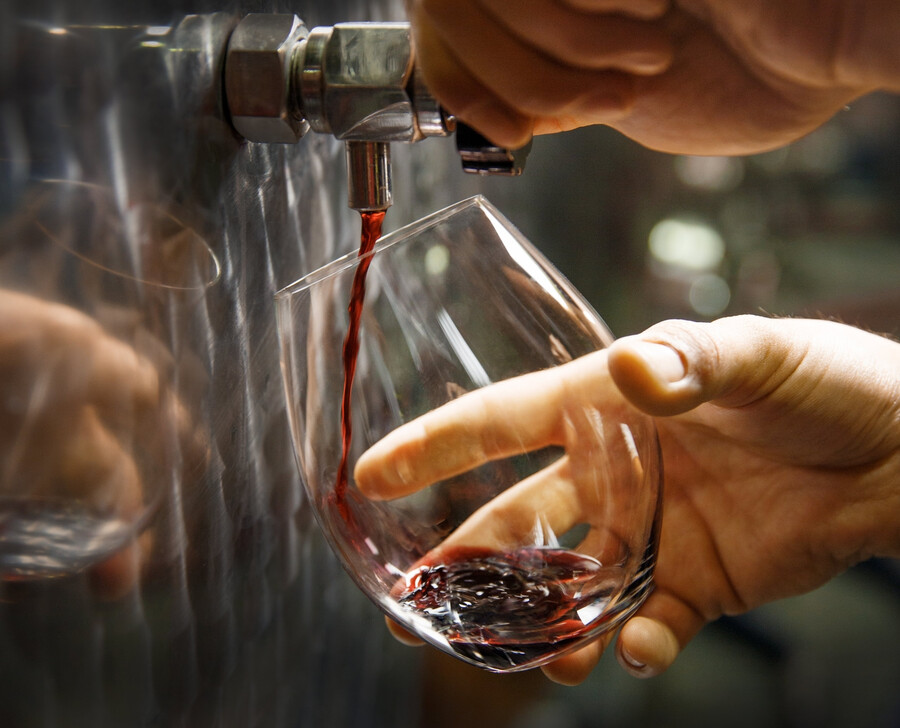 riedel le verre à vin o à emporter vin rouge