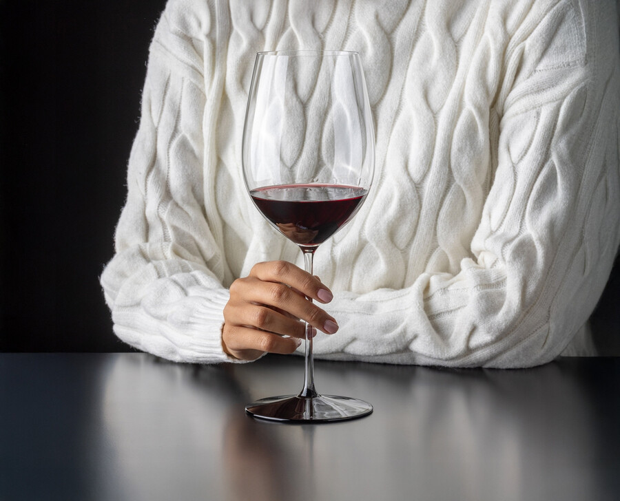 riedel fatto a mano cravate noire bordeaux grand cru