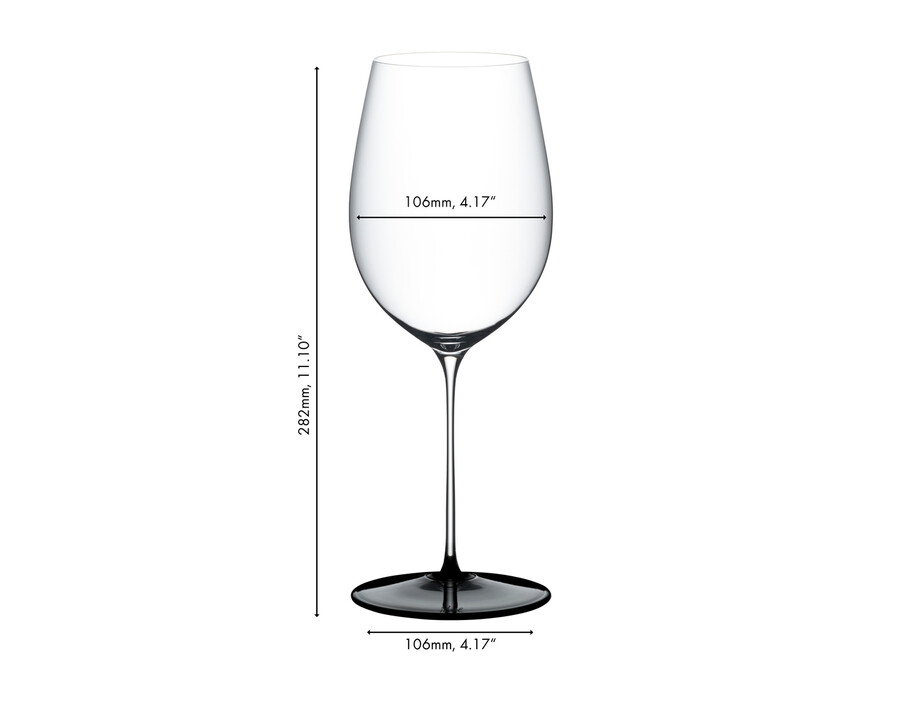 riedel fatto a mano cravate noire bordeaux grand cru