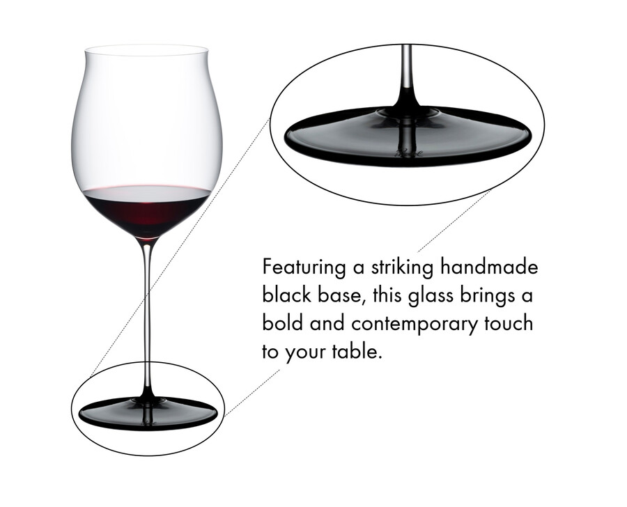 riedel fatto a mano cravate noire bourgogne grand cru