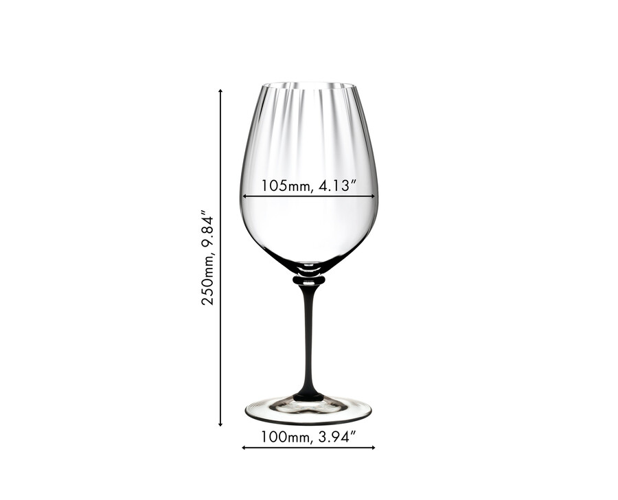 riedel fatto a mano performance cabernetsauvignon - tige noire