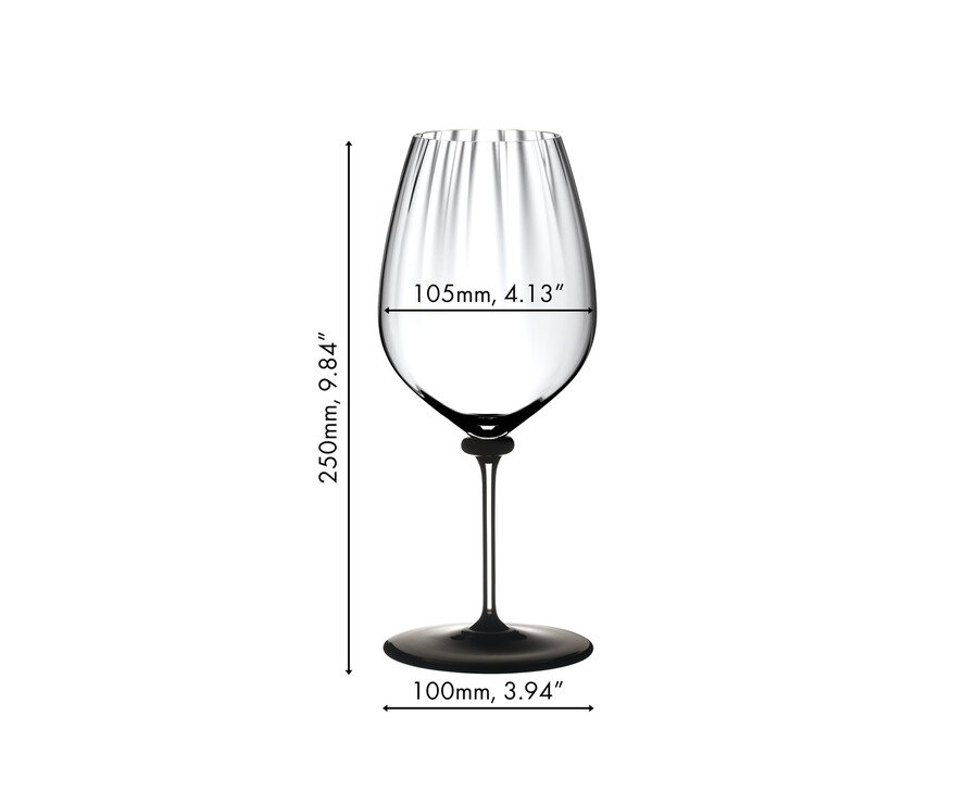 riedel fatto a mano performance cabernetsauvignon - base noire
