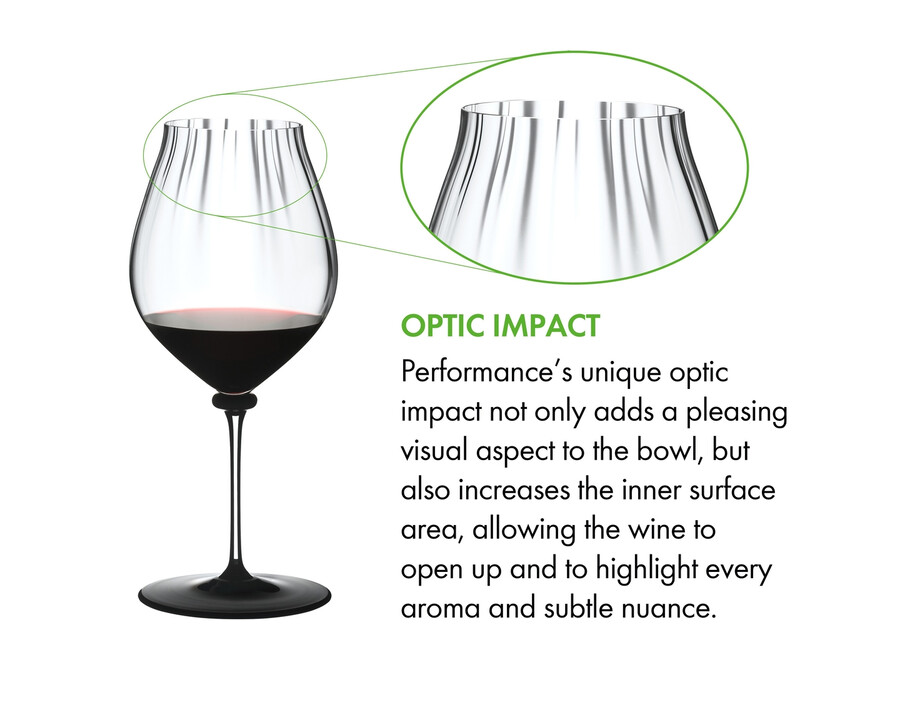 riedel fatto a mano performance pinot noir - base noire