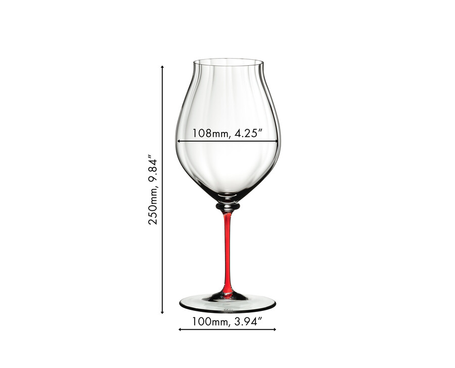 riedel fatto a mano performance pinot noir - rouge