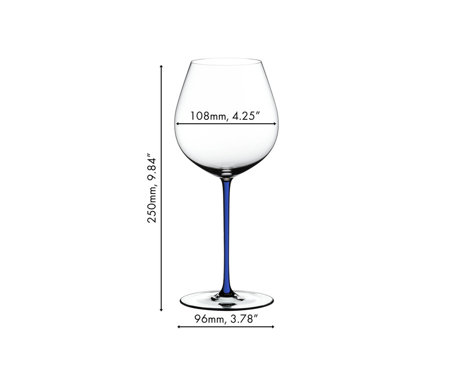 riedel fatto a mano pinot noir - bleu foncé