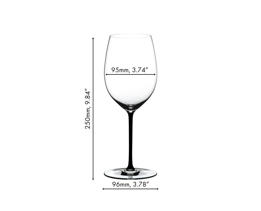 riedel fatto a mano cabernetmerlot - noir