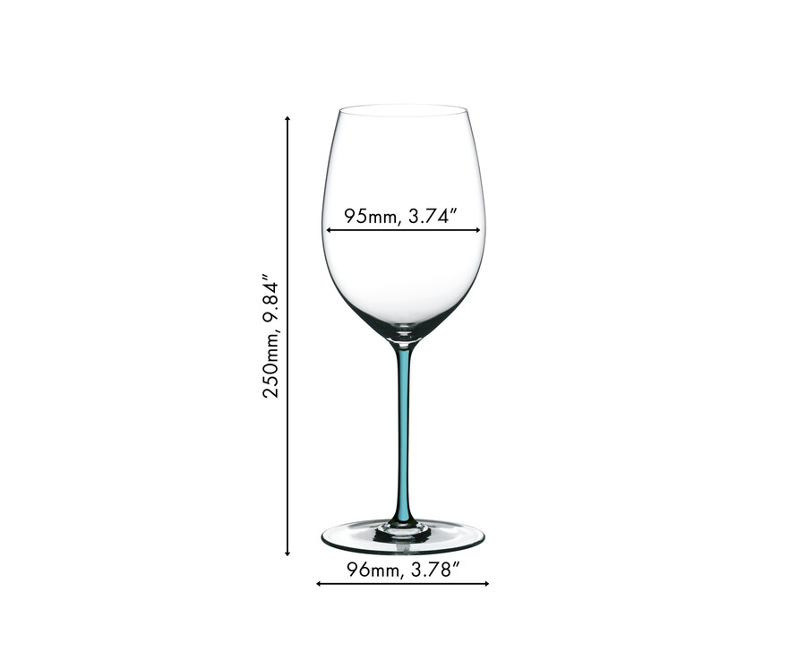 riedel fatto a mano cabernetmerlot - turquoise