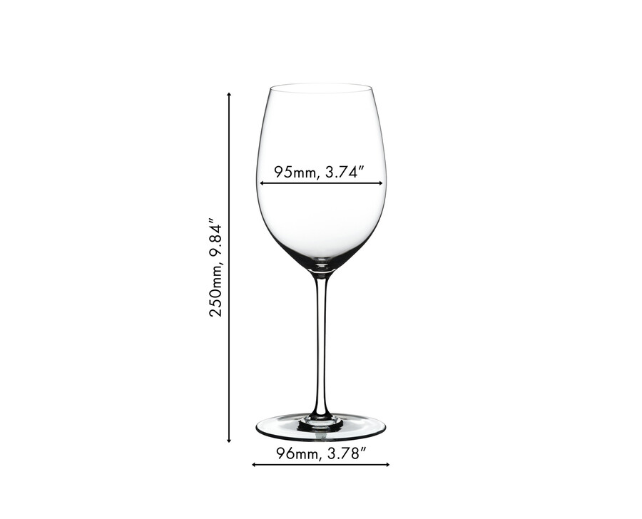 riedel fatto a mano cabernet merlot - blanc