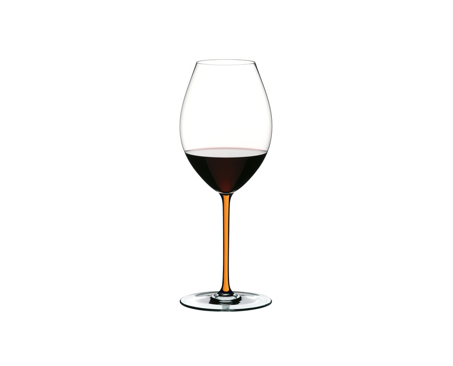 riedel fatto a mano syrah - orange