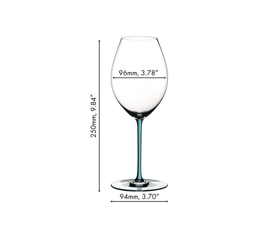 riedel fatto a mano syrah - turquoise