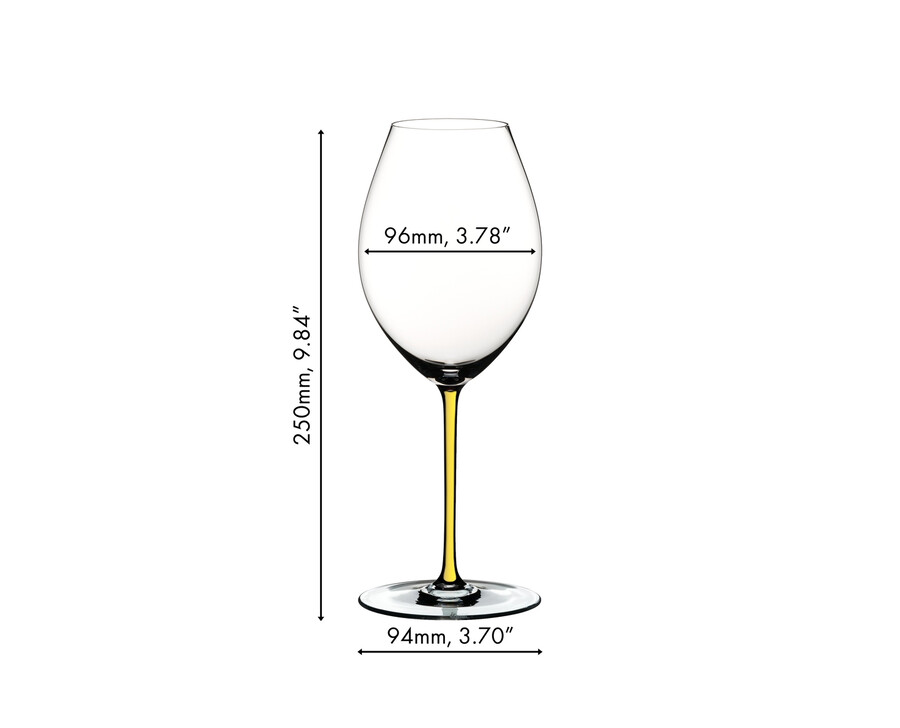 riedel fatto a mano syrah - jaune