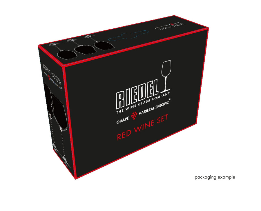 coffret de dégustation de vin rouge riedel veritas