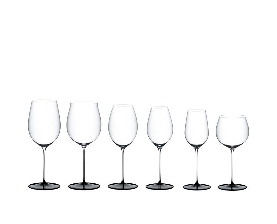 riedel fatto a mano black tie verre à vin champagnesauvignon blanc