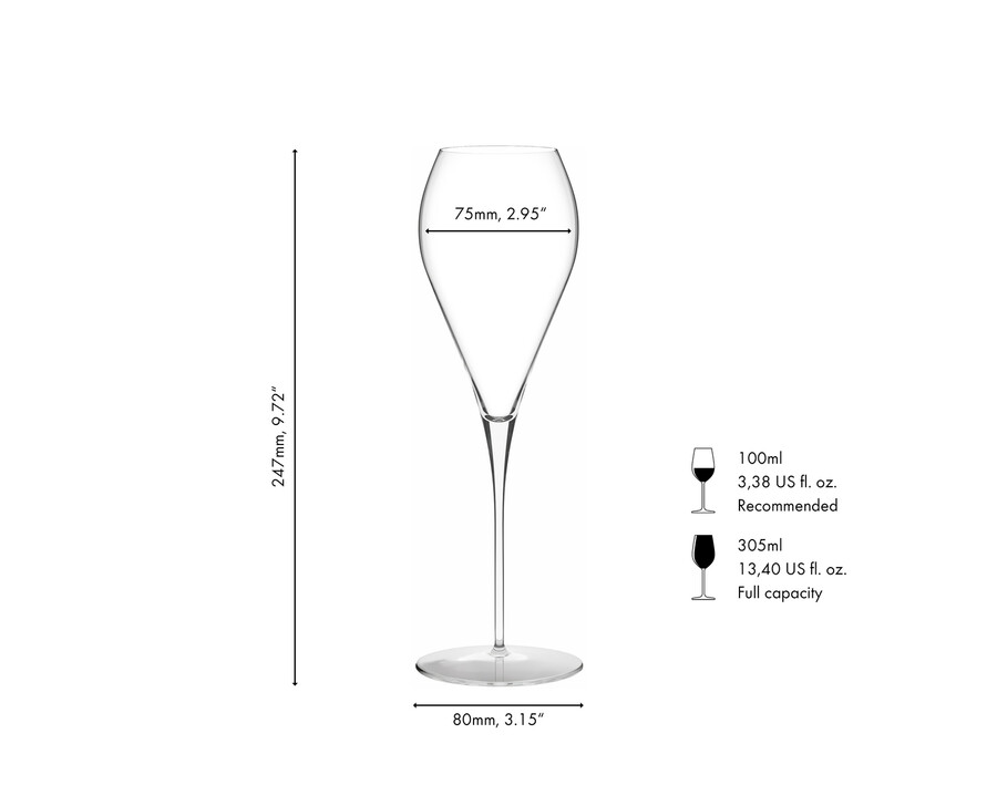riedel manufaktur riedel bellorotondo verre à champagne