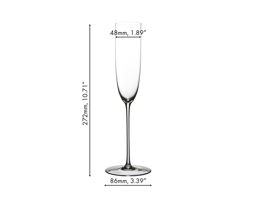 flûte à champagne riedel superleggero
