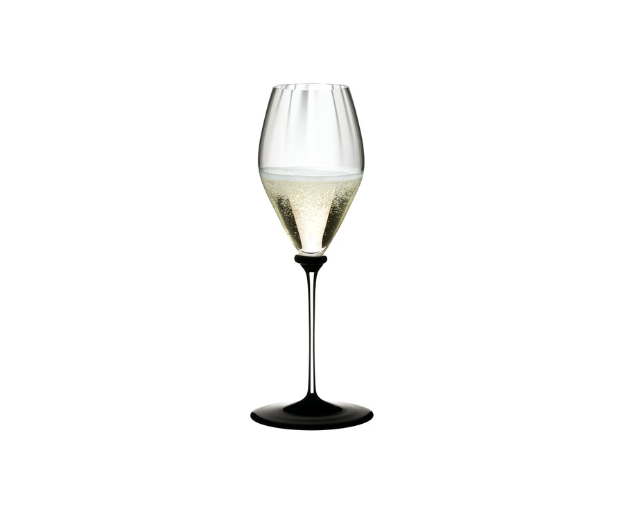 verre à champagne riedel fatto a mano performance - base noire