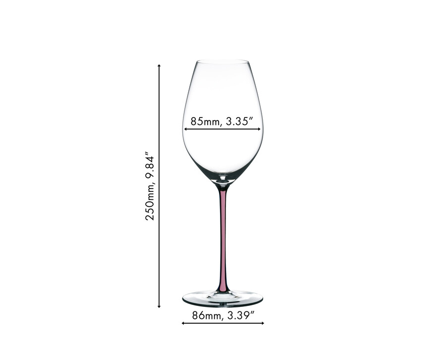 verre à vin à champagne riedel fatto a mano - mauve