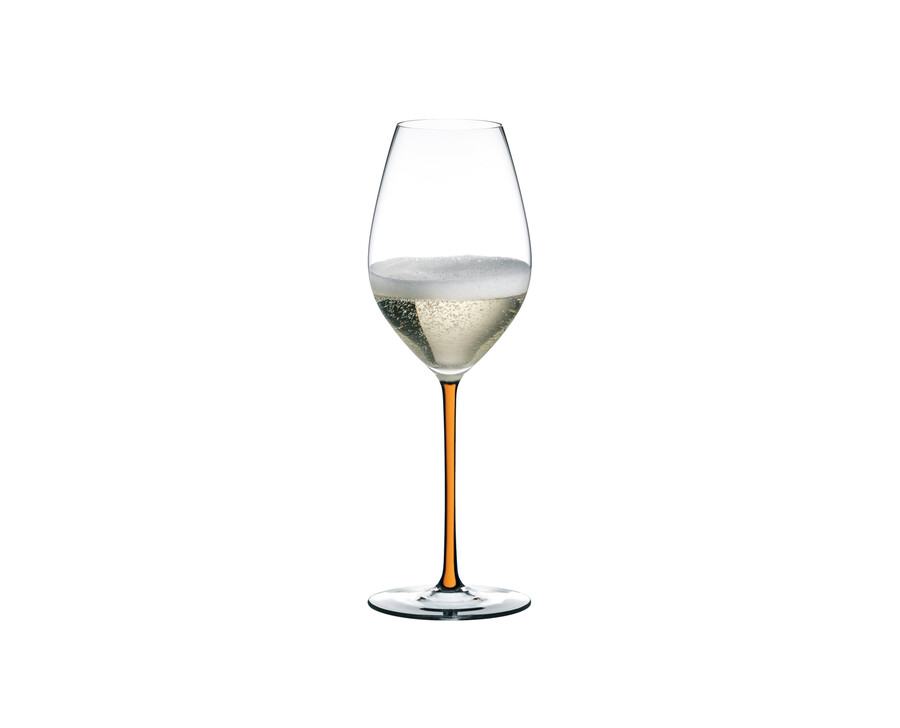 riedel fatto a mano verre à vin à champagne - orange