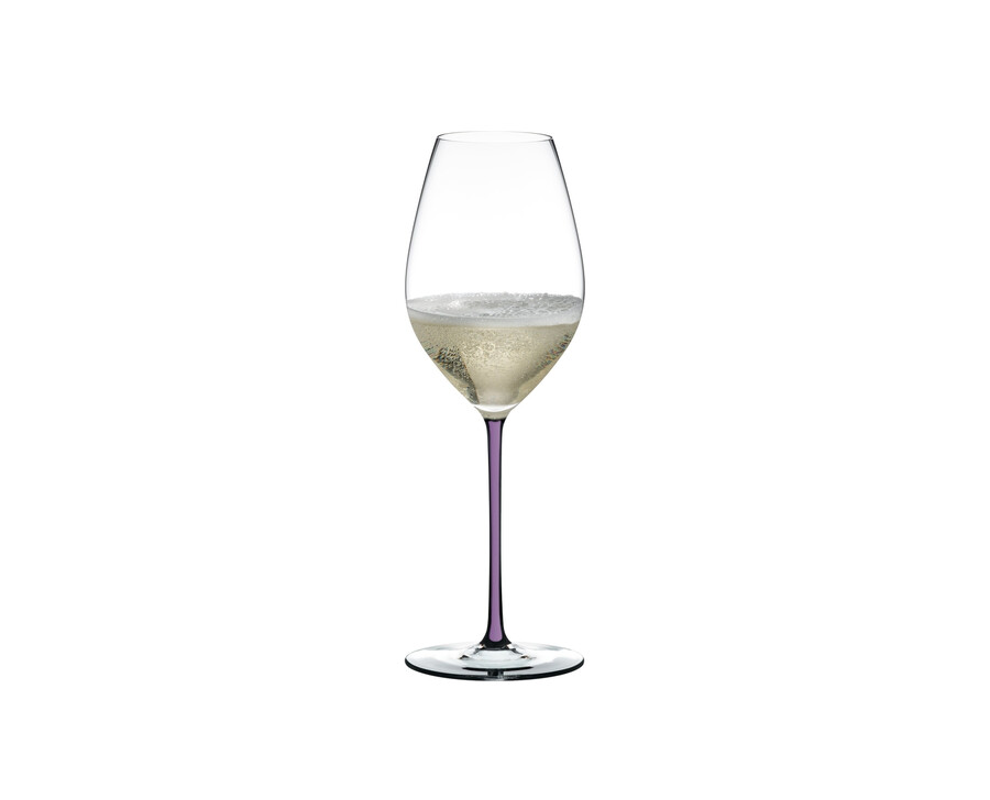 verre à vin à champagne riedel fatto a mano - violet opale