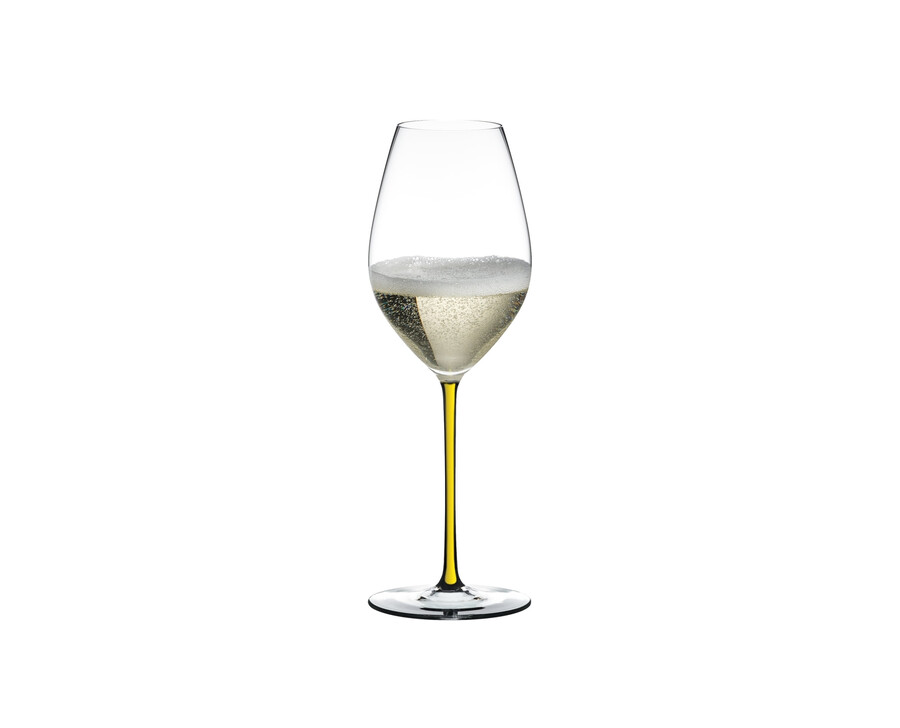 riedel fatto a mano verre à vin à champagne - jaune