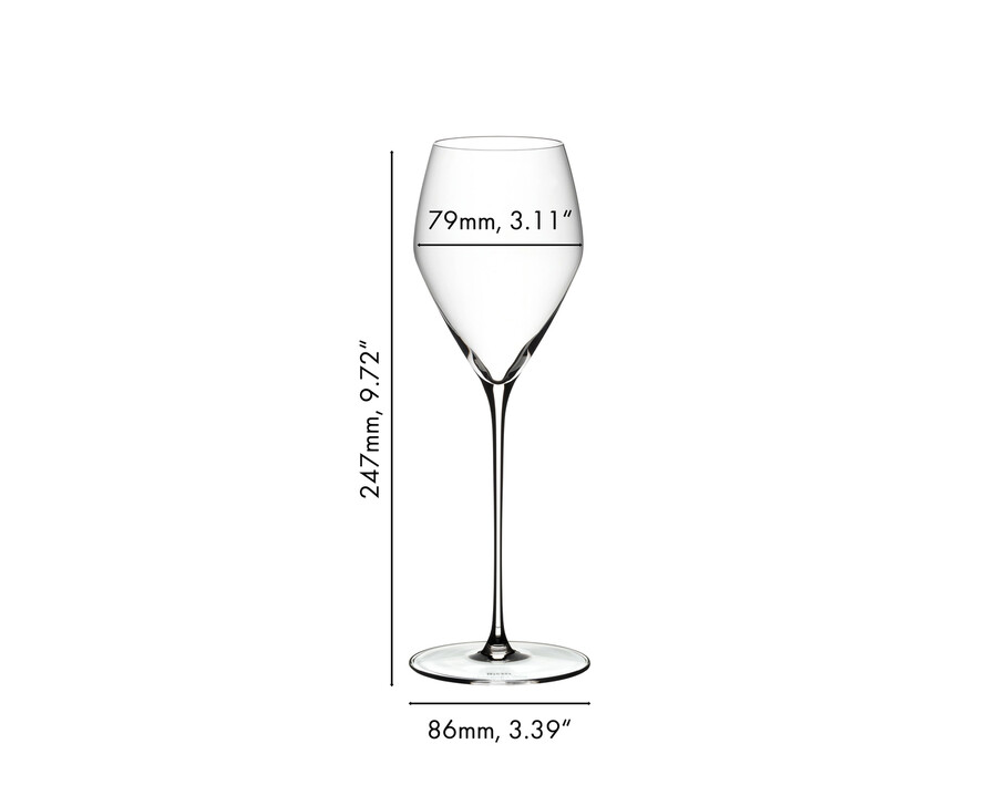 verre à vin à champagne riedel veloce