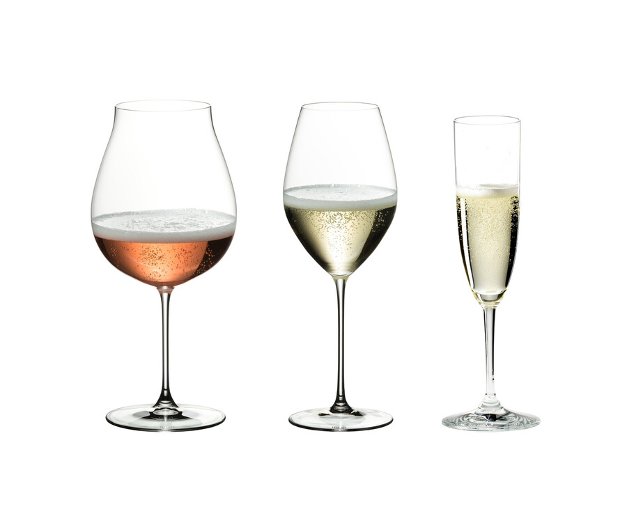 coffret de dégustation de champagne riedel veritas