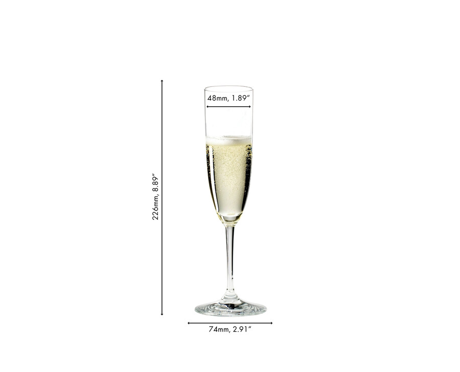 flûte à champagne riedel vinum