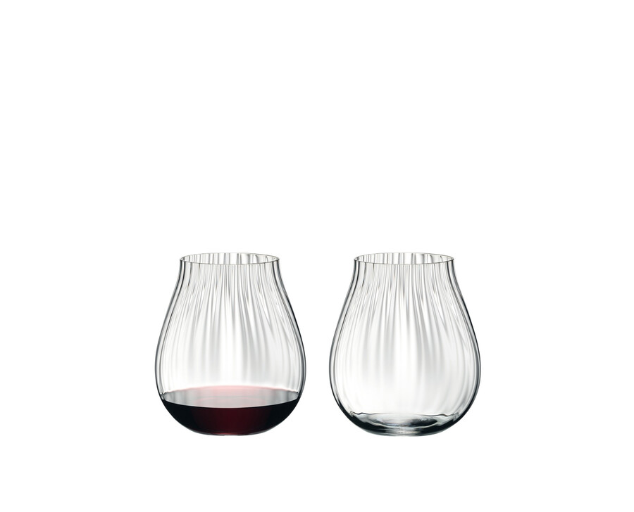 collection de gobelets riedel en verre optique et polyvalent