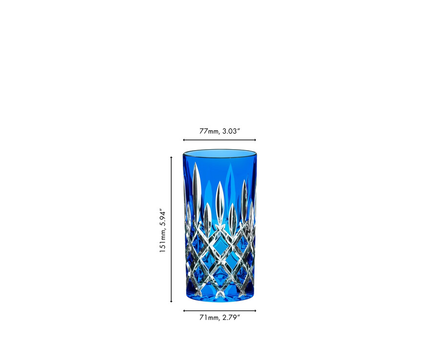 riedel laudon highball - bleu foncé