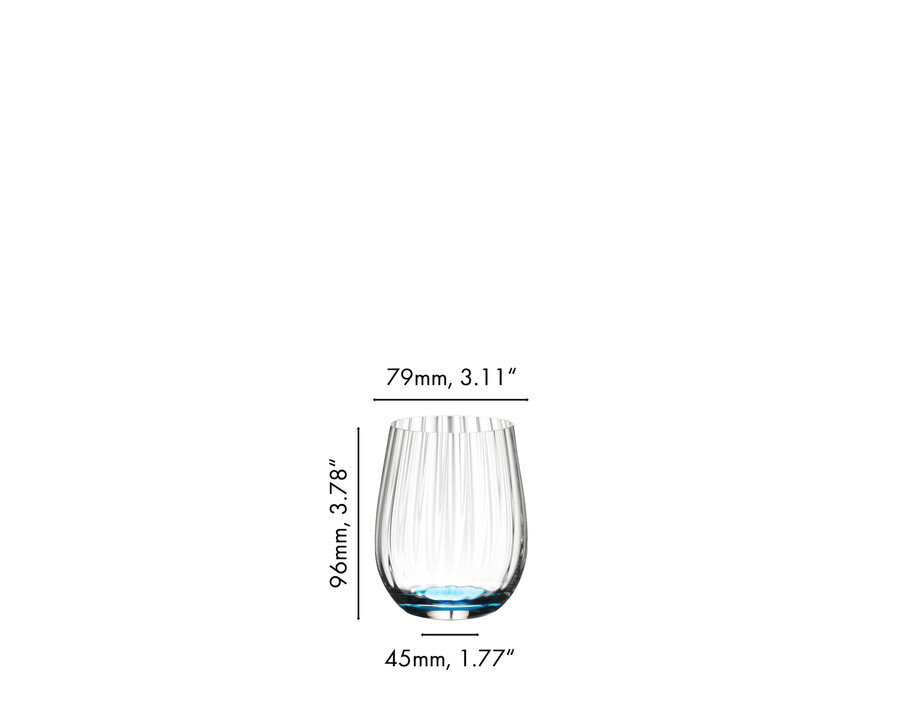 collection de gobelets riedel optical happy o