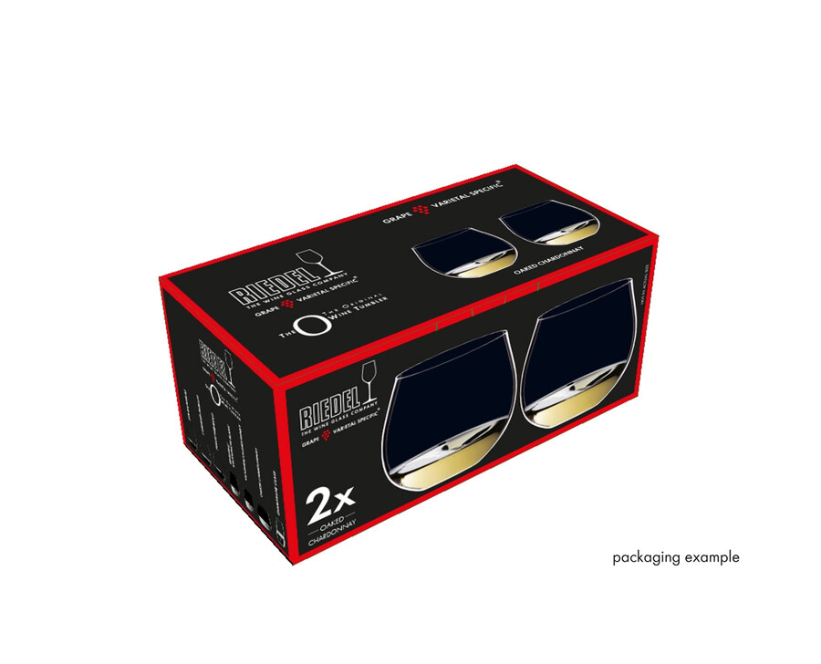 riedel the o wine tumbler chardonnay en fût de chêne
